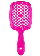 Щітка для волосся Janeke Superbrush Small Фуксія з рожевим