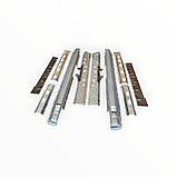 Пороги Део Ланос (підсилювач,з'єднувач,внутр.короб) 10 деталів, фото 2