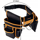 Ремінь монтажника Bigstren 21862 (22 кишені тримач, молотка, регульований), фото 6