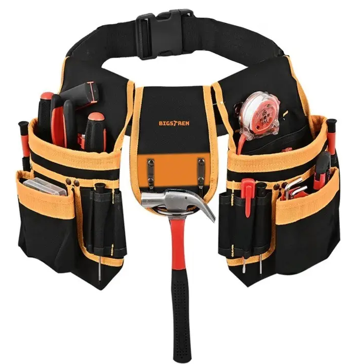 Ремінь монтажника Bigstren 21862 (22 кишені тримач, молотка, регульований), фото 1
