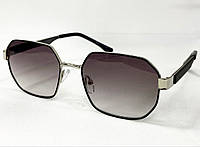 Корректирующие очки для зрения унисекс с тонированными линзами в металлической оправе