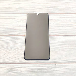 Захисне скло Антишпигун для Samsung Galaxy A15 / A155 Full Glue Чорне