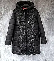 Жіноча зимова куртка, фабрична якість, 50,52, див.заміри в описі, на фото