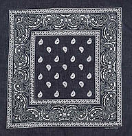 Темно-синя бандана