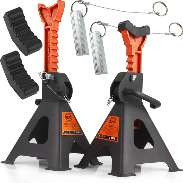 Комплект підставок під машину з механічним замком 3т BJC Mar-Pol M80100, фото 1