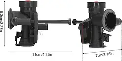 Карбюратор для Briggs & Stratton 795477, 498809, 498811, 794147 з прокладкою, мембраною та гвинтами
