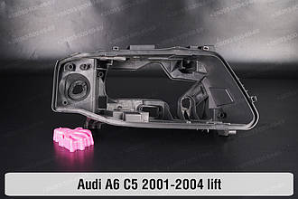 Корпус фари Audi A6 C5 (2001-2004) рест правий
