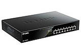 Комутатор D-Link DGS-1008MP 8port 10/100/1000 BaseT, з PoE (802.3 at) до 140 Вт (до 30Вт/порт), фото 3