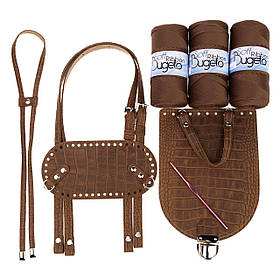 Подарунковий набір рюкзака АМОРЕ, колір Руда рептилія