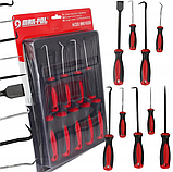 Набір гачків з ручкою кількість 9 шт Mar-Pol M61020 Польща, фото 2