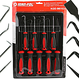 Набір гачків з ручкою кількість 9 шт Mar-Pol M61020 Польща, фото 3