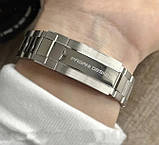 Чоловічий механічний годинник Pagani Design PD-1651 Yacht Master Silver-Black, фото 2