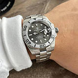 Чоловічий механічний годинник Pagani Design PD-1651 Yacht Master Silver-Black, фото 4