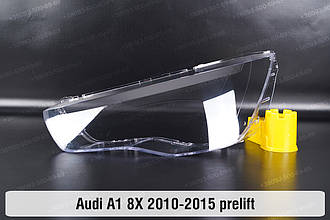 Скло фари Audi A1 8X (2010-2015) дорест ліве