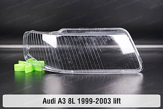 Скло фари Audi A3 8L (1999-2003) рест праве