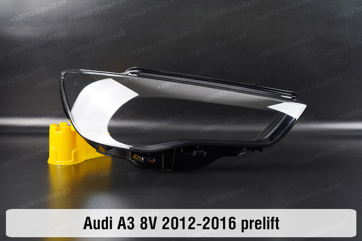 Скло фари Audi A3 8V (2012-2016) дорест праве, фото 1