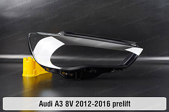 Скло фари Audi A3 8V (2012-2016) дорест праве