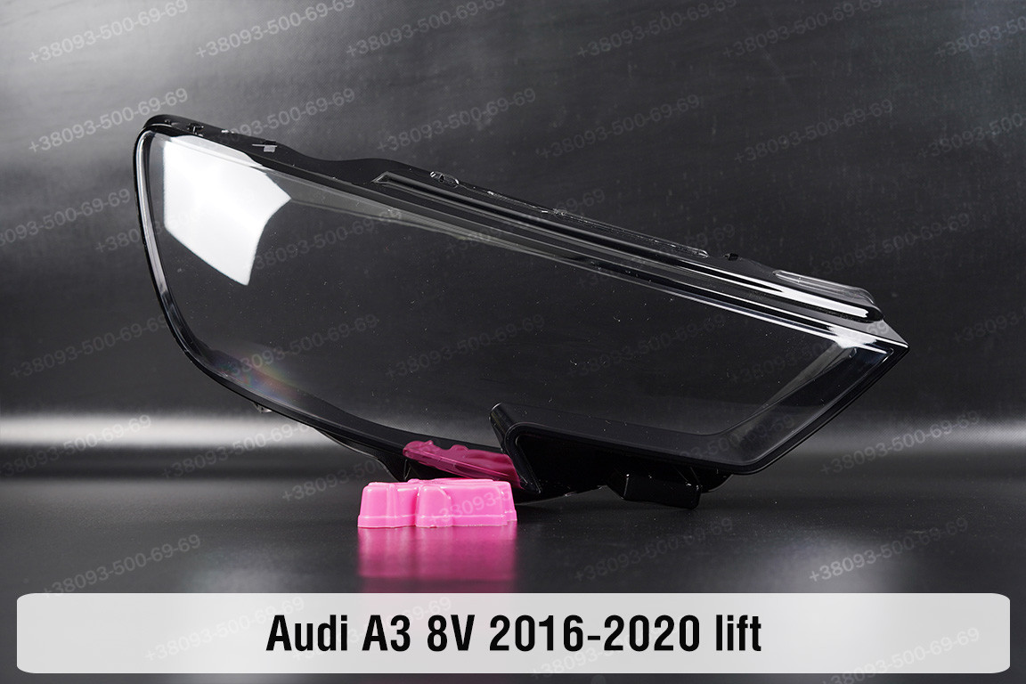 Скло фари Audi A3 8V (2016-2020) рест праве, фото 1