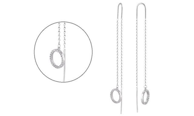 сережки срібні протяжки