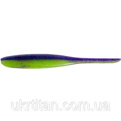 Оригінал! Силікон рибальський Keitech Shad Impact 4" (8 шт./упак) ц:pal#06 violet lime berry (1551.11.17) —