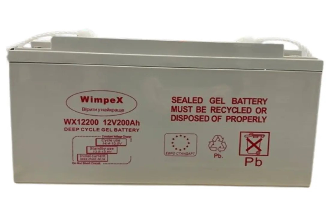 Гелевий акумулятор WimpeX 12v 200Ah