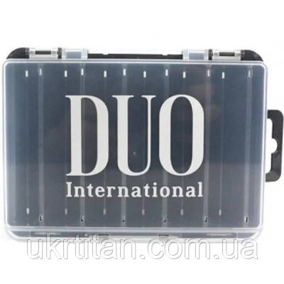 Оригінал! Коробка рибалки DUO Reversible Lure Case D86 Pearl Black/Clear (34.28.09) — Вища якість!