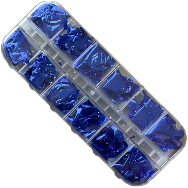 Фольга жата, синя, фото 1