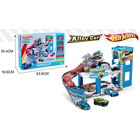 Дитячий ігровий паркінг "Hot Wheel" з металевими машинками (1210)
