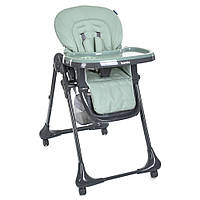 Стілець для годування Jade Green регульований для дітей до 15 кг з 5-ти точковими ременями безпеки BZN