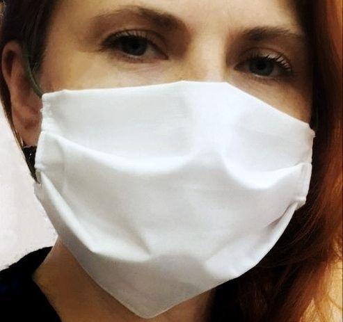 Бавовняна захисна маска для обличчя багаторазова (тка-бязь) від 500 шт.