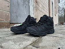 Чоловічі зимові кросівки з хутром Salomon X Ultra Pioneer Mid Gore-tex Black чорні водонепроникні, фото 2