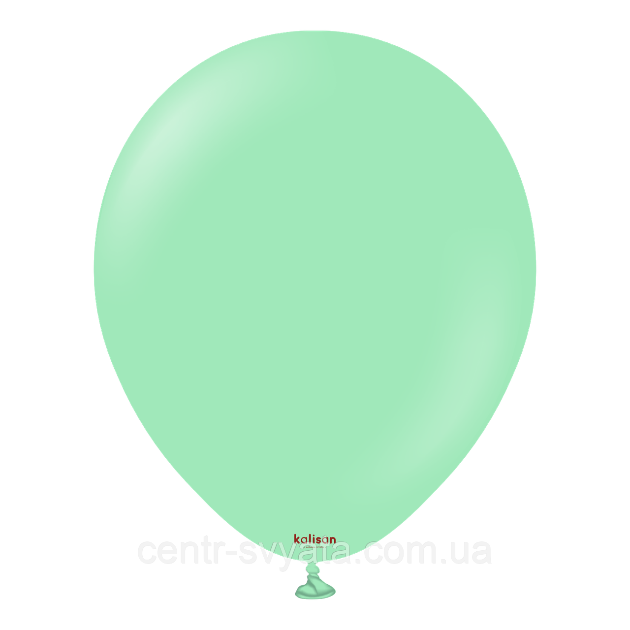 Латексна кулька Kalisan 12"(30 см) Standard Mint | Пастель м'ятний