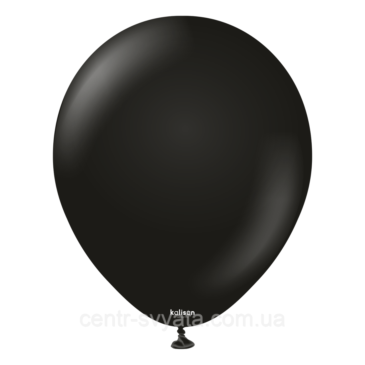 Латексна кулька Kalisan 5"(13 см) Standard Black | Пастель чорний