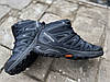 Чоловічі зимові кросівки з хутром Salomon X Ultra Pioneer Mid Gore-tex чорні з синім водонепроникні, фото 10