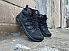 Чоловічі зимові кросівки з хутром Salomon X Ultra Pioneer Mid Gore-tex чорні з синім водонепроникні, фото 8