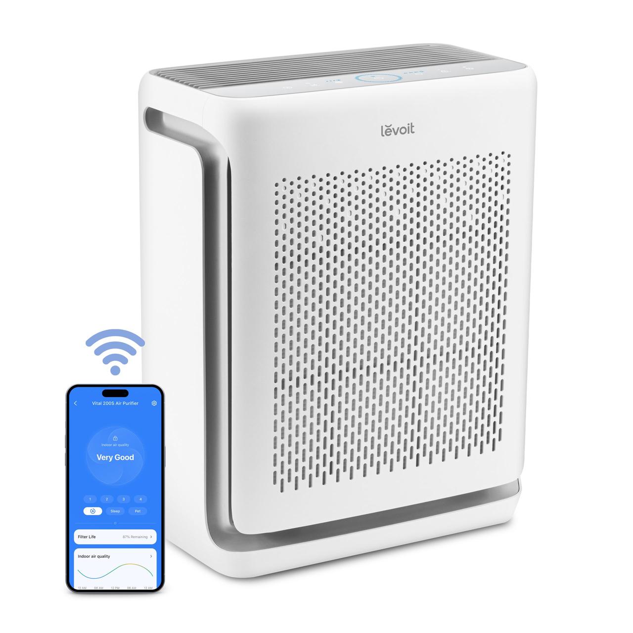 "\Очищувач повітря Levoit Vital 200S Pro Smart HEPA, до 50 м²