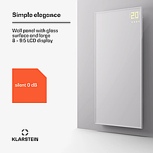 Уцінка Інфрачервоний панельний нагрівач Klarstein Wonderwall Smart Bornholm, Німеччина, фото 5