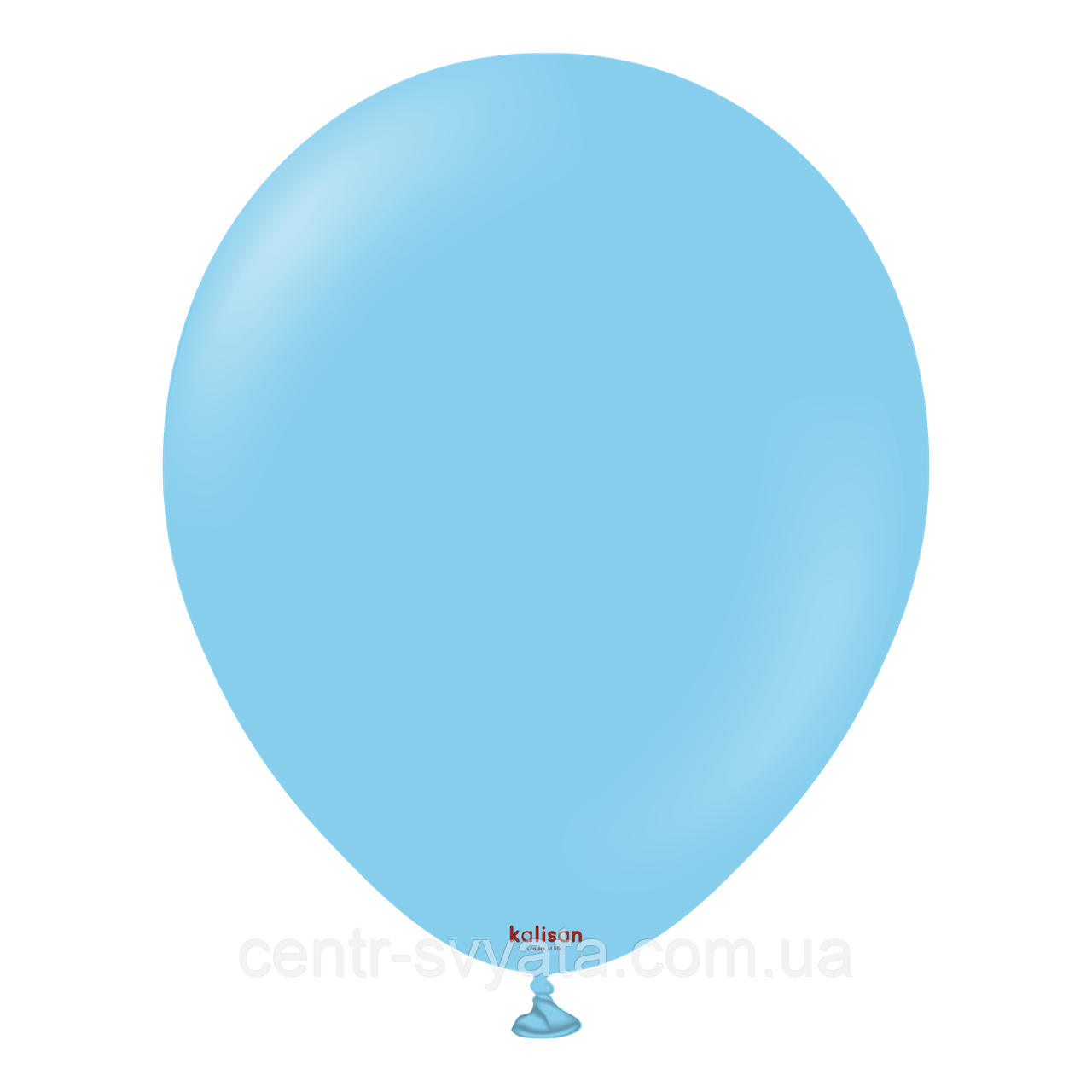 Латексна кулька Kalisan 12"(30 см) Standard Baby Blue | Пастель дитячий блакитний