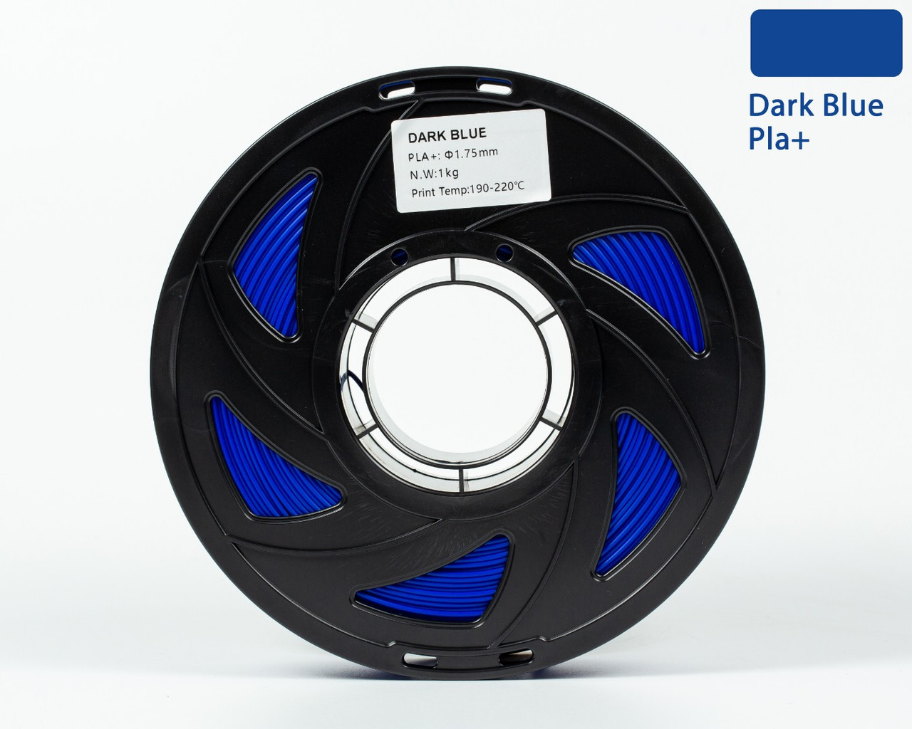 Пластик філамент для 3D-друку UA3D PLA PLUS Dark Blue 1.75мм, 1кг, Темно-Синій