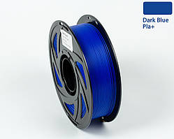 Пластик UA3D PLA+  DARK BLUE, 1.75мм, 1кг, 330м, 190-220°C, Темно-Синій філамент для 3Д-друку