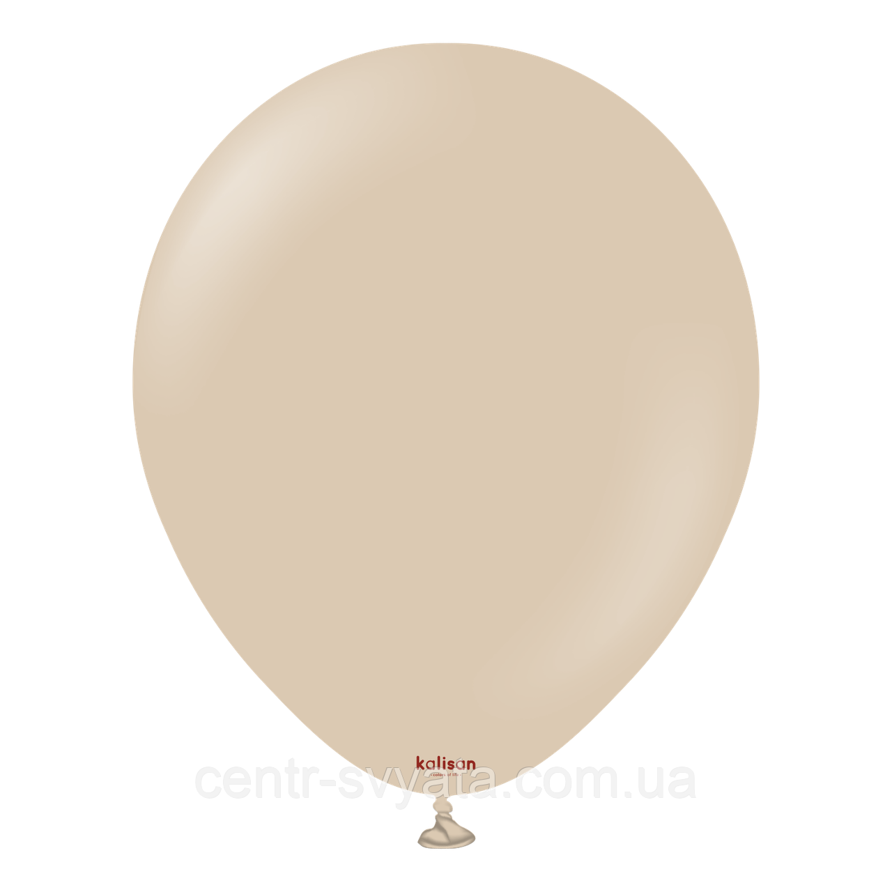 Латексна кулька Kalisan 12"(30 см) Standard Hazelnut | Пастель фундук
