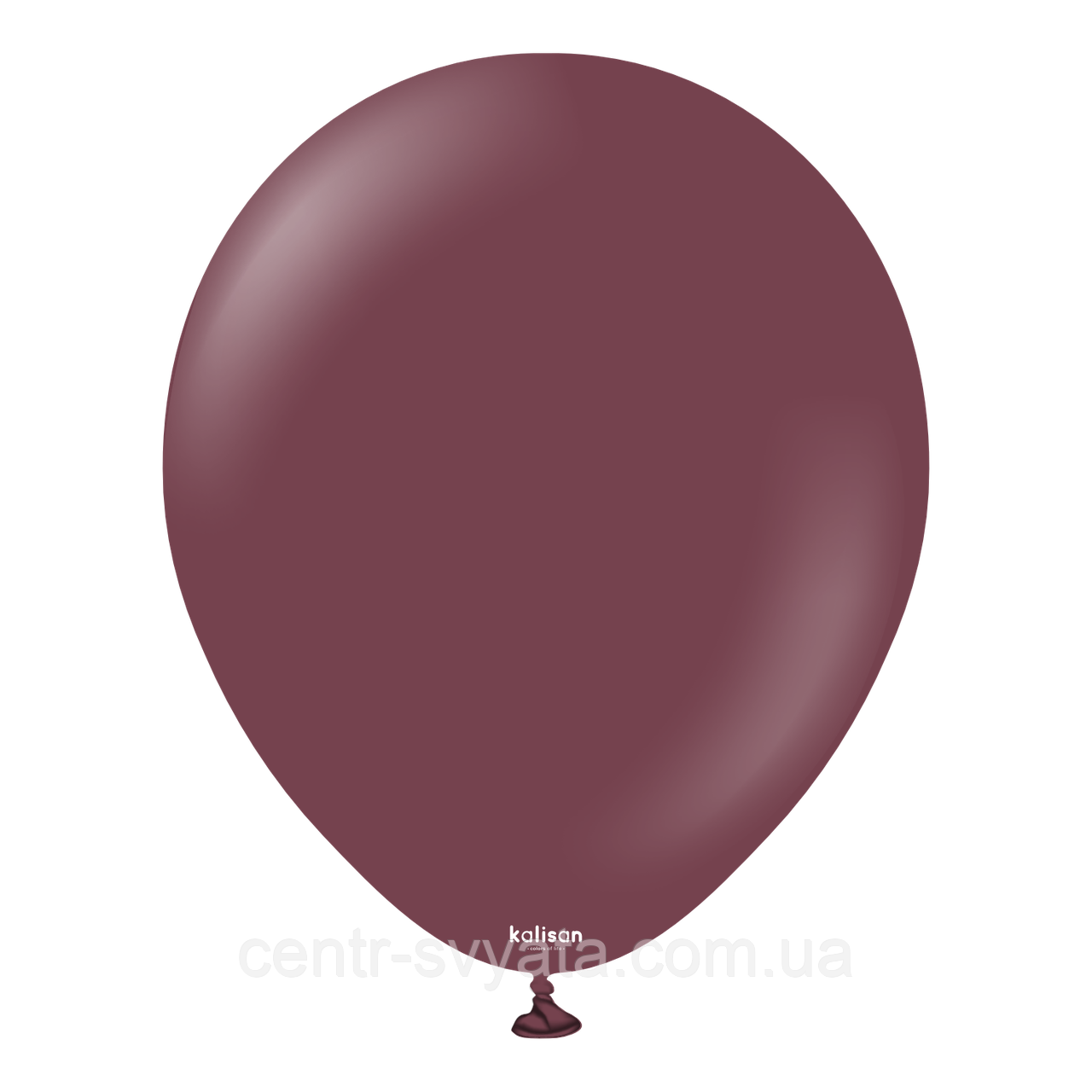 Латексна кулька Kalisan 12"(30 см) Standard Burgundy | Пастель бургундія