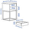 Тумба нічна IKEA VIKHAMMER 40x39 см Чорна 203.889.72, фото 11