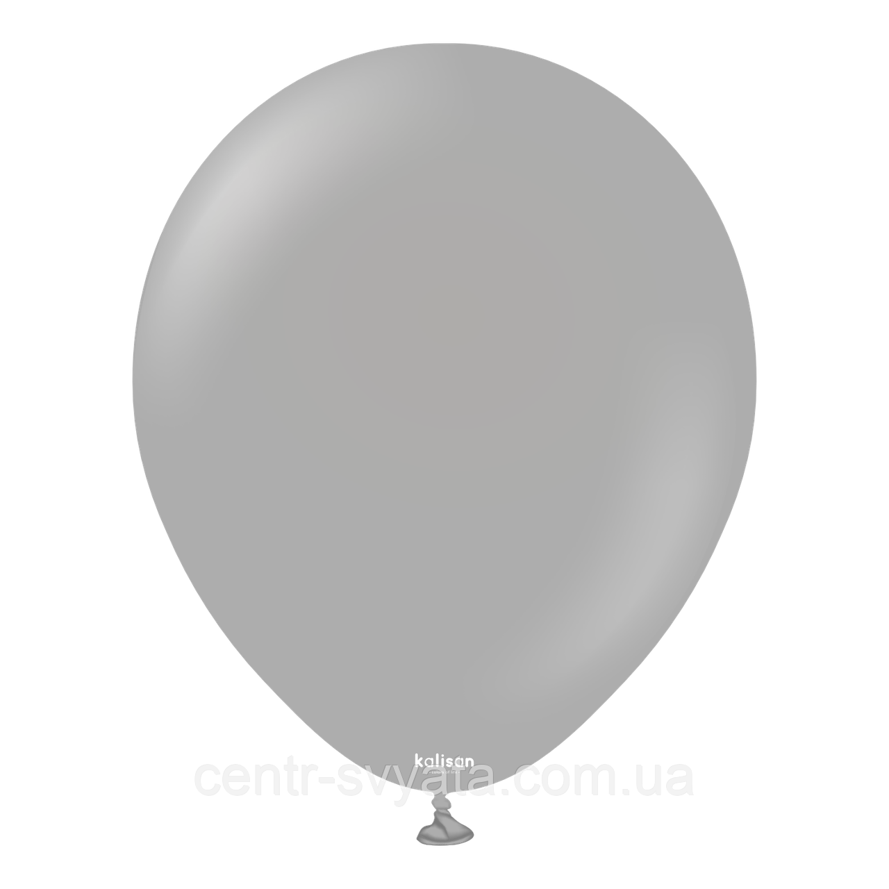 Латексна кулька Kalisan 12"(30 см) Standard Grey | Пастель сірий