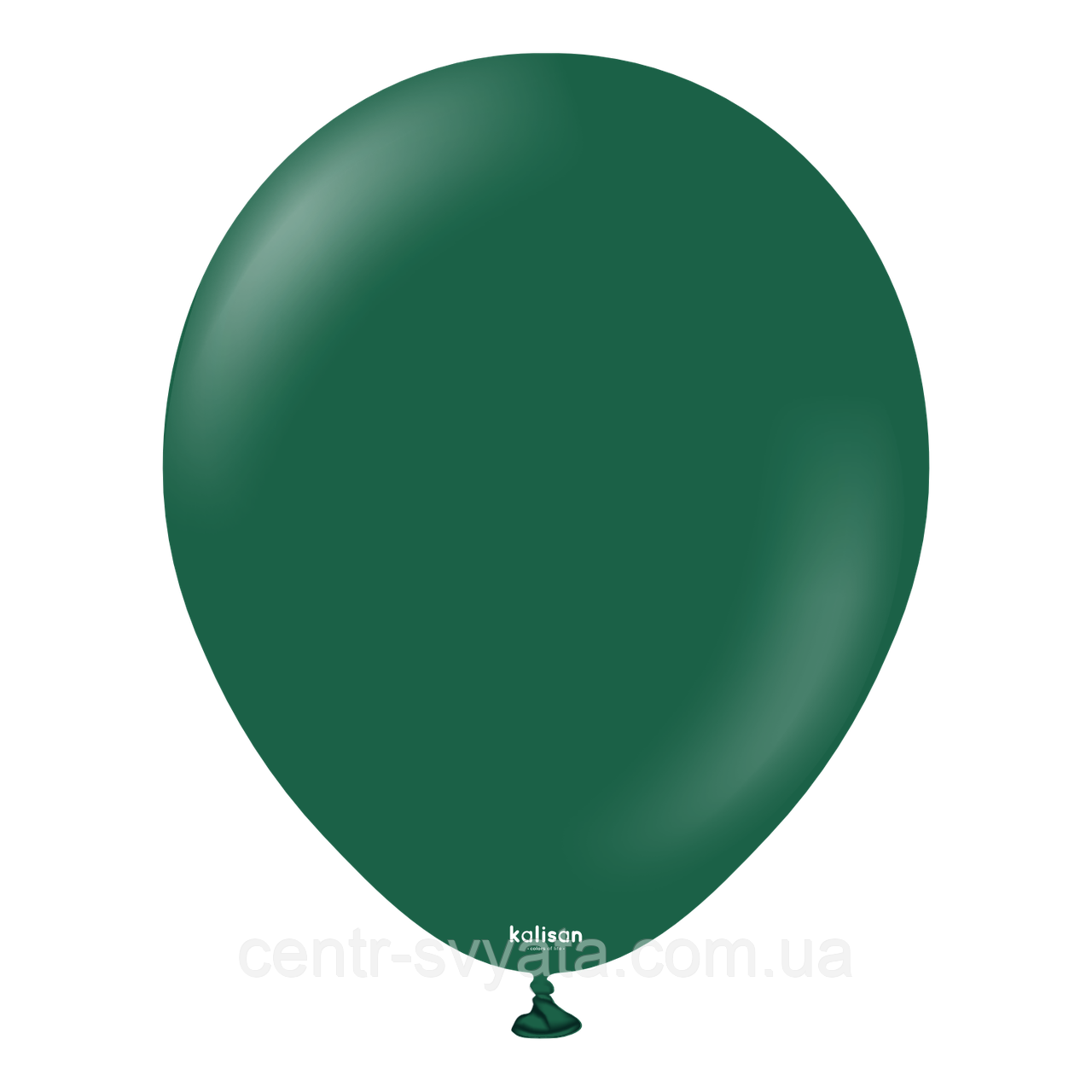 Латексна кулька Kalisan 12"(30 см) Standard Dark Green | Пастель темно-зелений