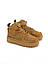 Чоловічі кросівки Nike Air Force 1 Gore-Tex Brown (коричневі) високі кросівки 7596 Найк vkross, фото 3