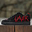 Чоловічі кросівки DC х Slayer Court Graffik Black Red (чорні з червоним) стильні кроси 1856 DC vkross, фото 3