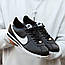 Чоловічі повсякденні кросівки Nike Cortez Black White (чорно-білі) модні демісезонні кроси 1920 Найк vkross, фото 3