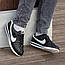 Чоловічі повсякденні кросівки Nike Cortez Black White (чорно-білі) модні демісезонні кроси 1920 Найк vkross, фото 5