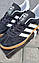 Чоловічі демісезонні кросівки Adidas GAZELLE INDOOR (чорні з білим) повсякденні кроси 01151 Адідас vkross, фото 4